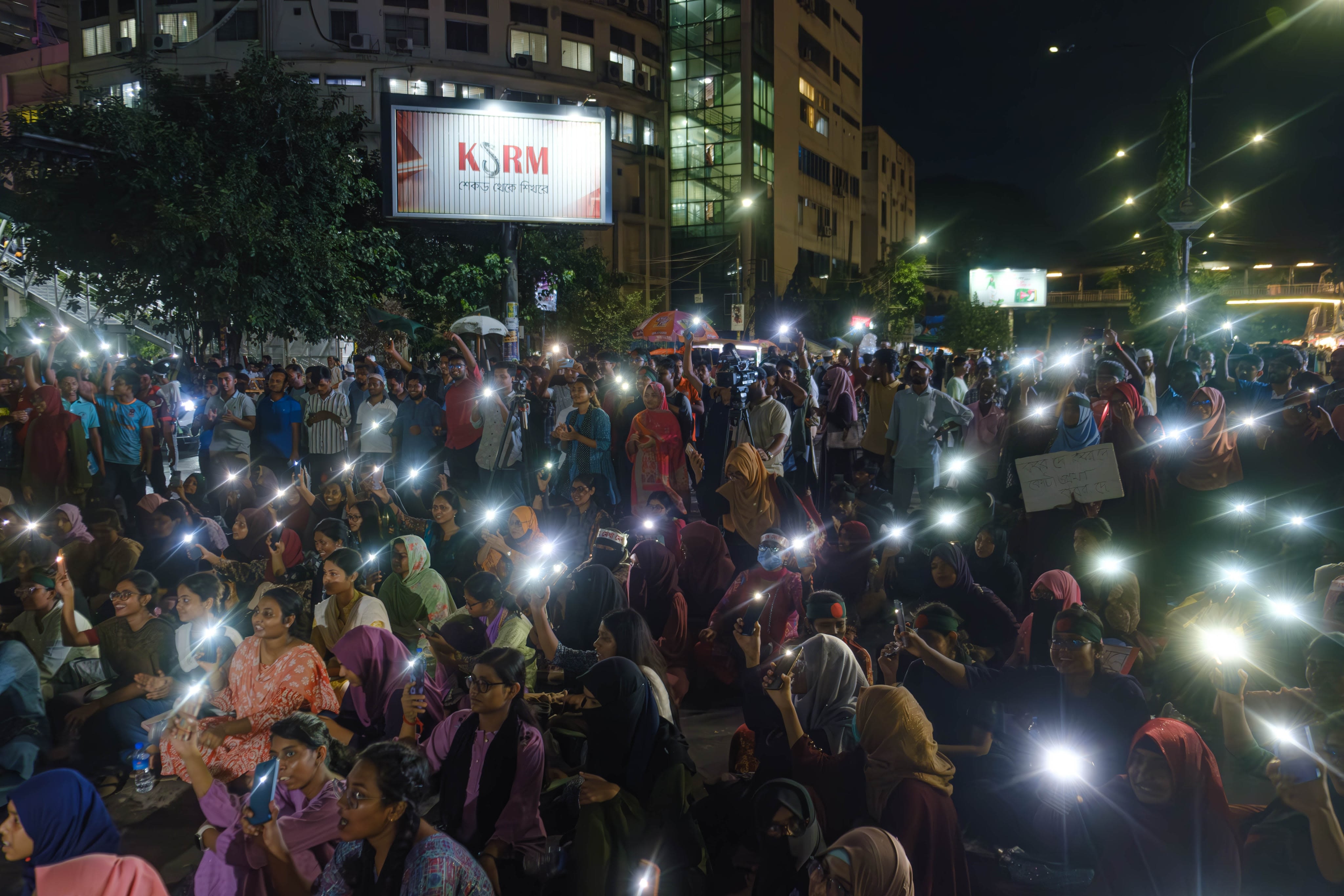 Quota reform protest in Bangladesh on 15 July 2024. Image Credits: Abul Hayat Rahadh.